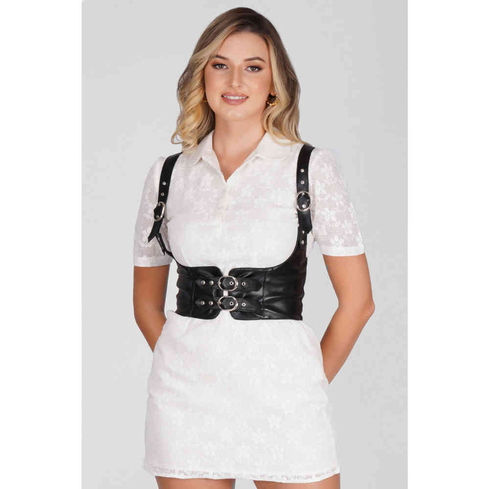 Attitude Corsets - Cyndi Korsettgürtel - Schwarz